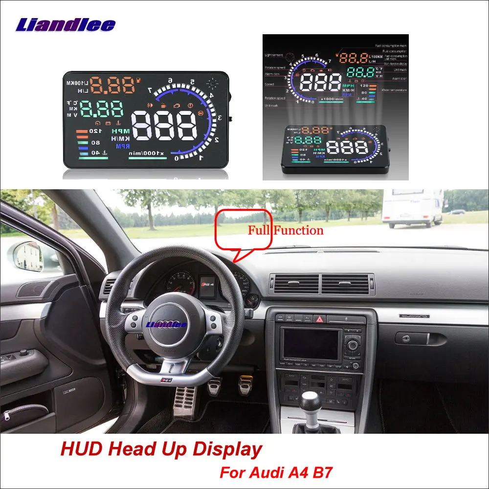 Liandlee полнофункциональный проектор для Audi A4 B7 2014 2018 OBD безопасный экран вождения