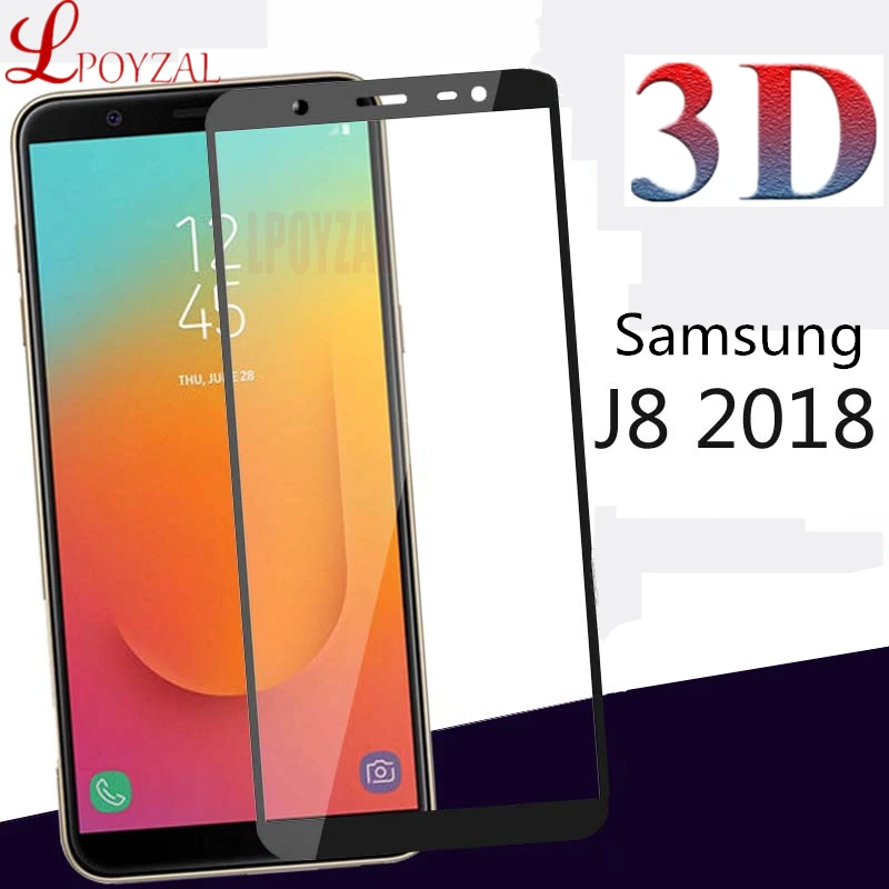 3D полное покрытие закаленное стекло для Samsung Galaxy A6 A7 A8 2018 Защита экрана J8 J6 J4 Plus J5 J7