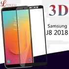 3D полное покрытие закаленное стекло для Samsung Galaxy A6 A7 A8 2018 Защита экрана для Samsung J8 J6 J4 Plus J5 J7 2017 защитный