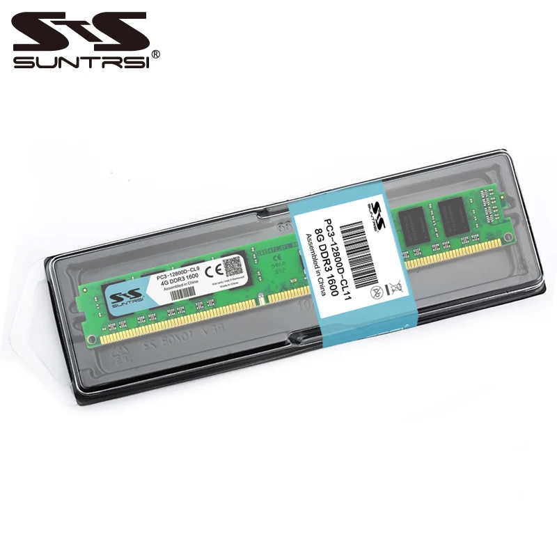 Suntrsi DDR3 8 Гб 1600 МГц 1333 МГц настольная память 240pin для настольного компьютера 1,5 в