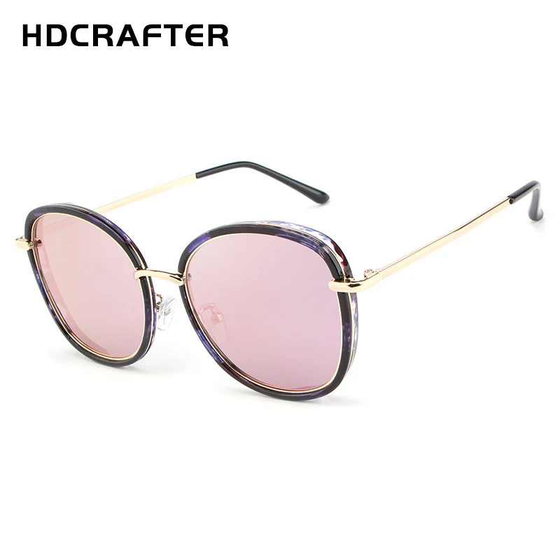 HDCRAFTER, новинка, солнцезащитные очки, маленькое лицо, Круглые, Ретро стиль, солнцезащитные очки, цветная пленка, модные очки для женщин, Винтажные Солнцезащитные Очки