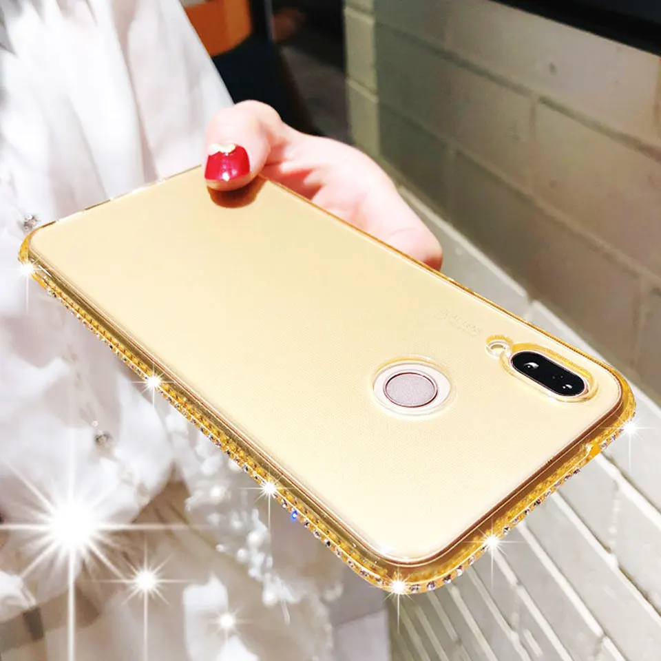 Роскошные женские блестящие чехлы для телефонов Huawei P20 Pro iphone X 6 6s 7 8 Plus Блестящий