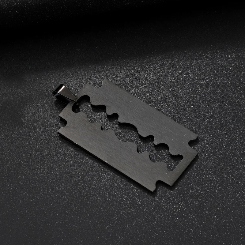 Ожерелье с подвеской из черной нержавеющей стали 1 шт. ожерелье для мужчин