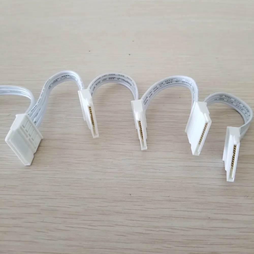 100 шт./лот жесткий диск SATA кабель питания 4Pin IDE Molex до 5 x адаптер сплиттер 18AWG белый