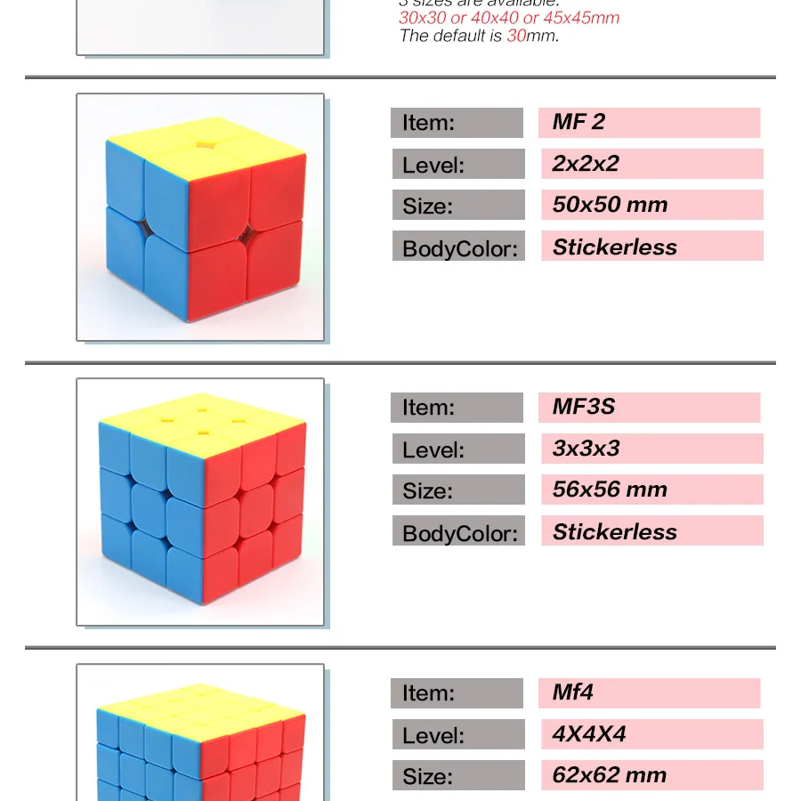 Волшебная Скорость кубик 3х3х3, 2x2x2 4x4x4 5x5x5, 6x6x6 7x7x7 Cubo Magico, 2x2/oneplus 3/OnePlus x 3 4x4 5x5 6x6 7x7 Головоломка Куб Meilong игрушка малыш подарки
