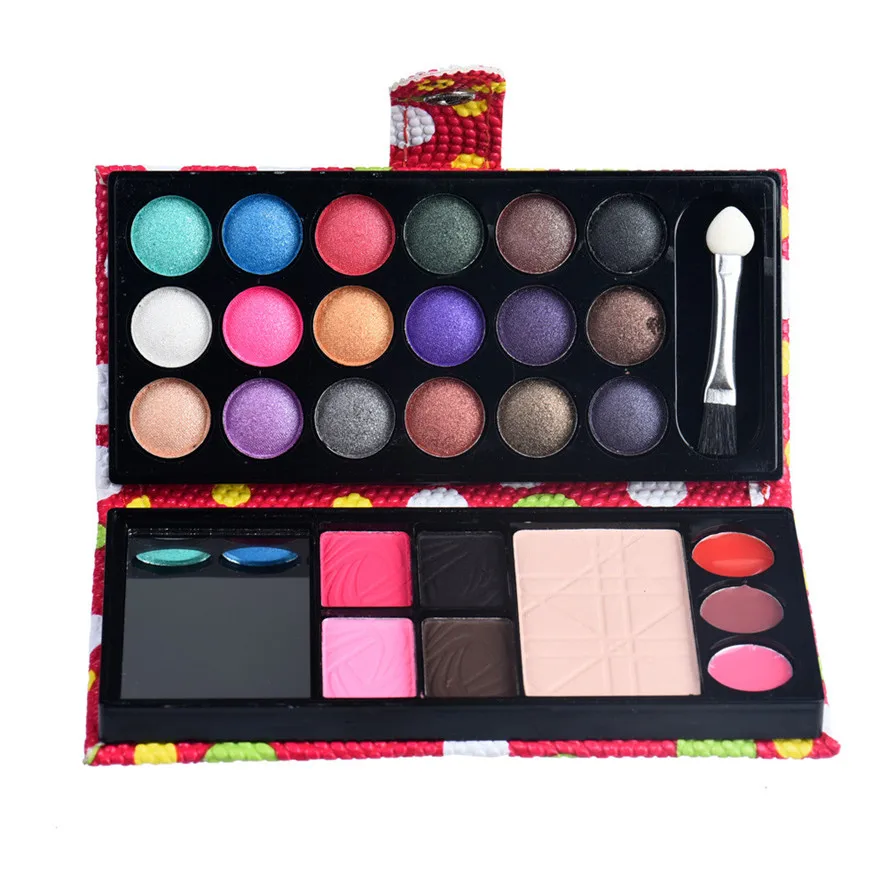 Новинка, 26 цветов, модные косметические тени для век, палитра теней для макияжа, румяна, блеск для губ, пудра для женщин, вечерние, повседневный макияж, набор