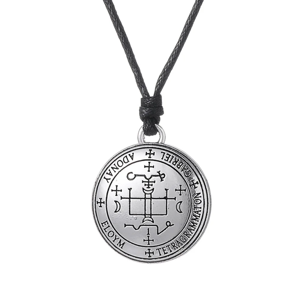 Винтажная ЭТНИЧЕСКАЯ подвеска в виде ангела от Archangel Gabriel Enochian талисман амулет