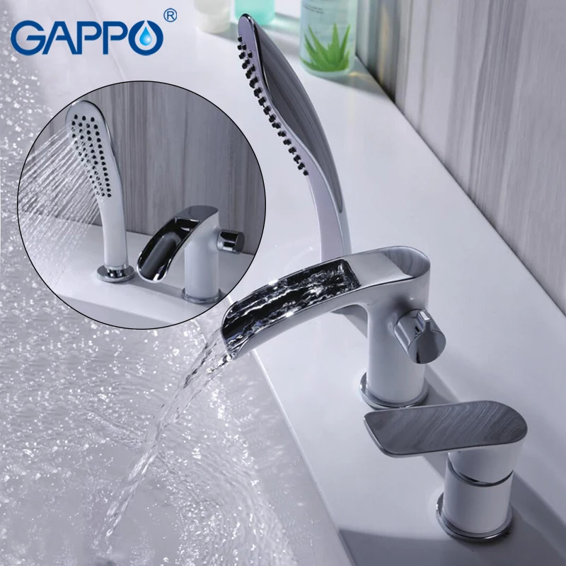 

Смеситель для душа GAPPO tap banheira, кран из латуни «Водопад», набор для ванны