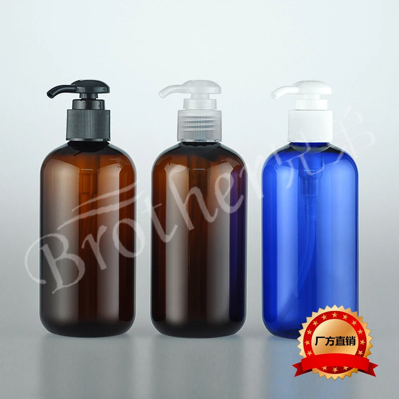 

Pure dew sub-bottle 250ml chunky bottle with round pressure pump high-grade emulsion bottle PET new material 10pcs/lot