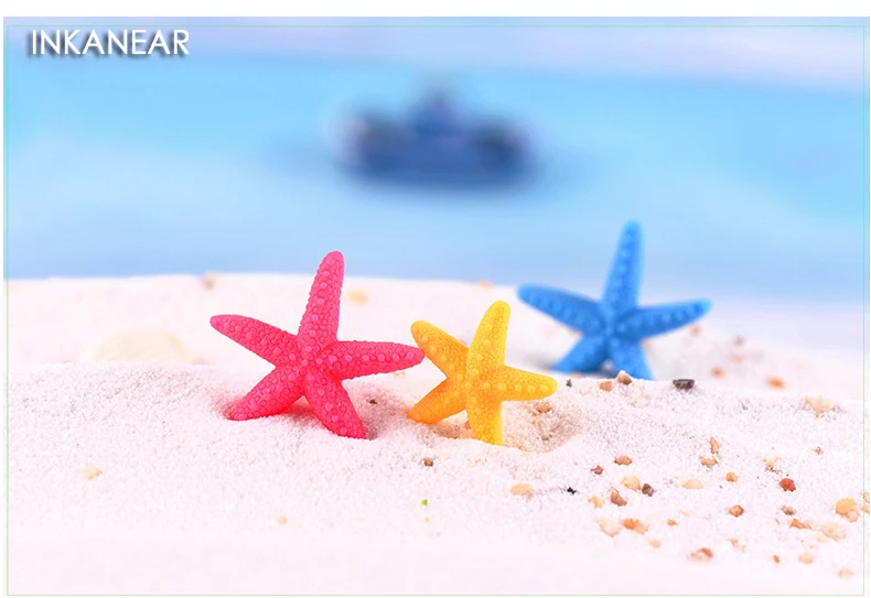 New Micro Fairy Garden Decoration Ornament Cute Dolphin Model Figures DIY Aquarium Accessories Beach Starfish Shell
