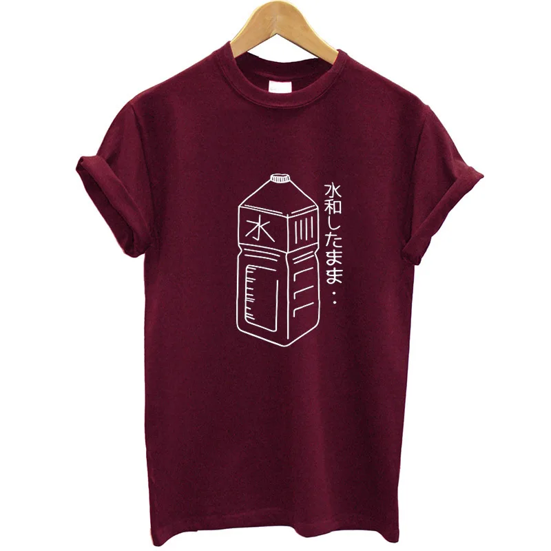 Женская футболка из 100% хлопка с коротким рукавом забавные летние топы графикой