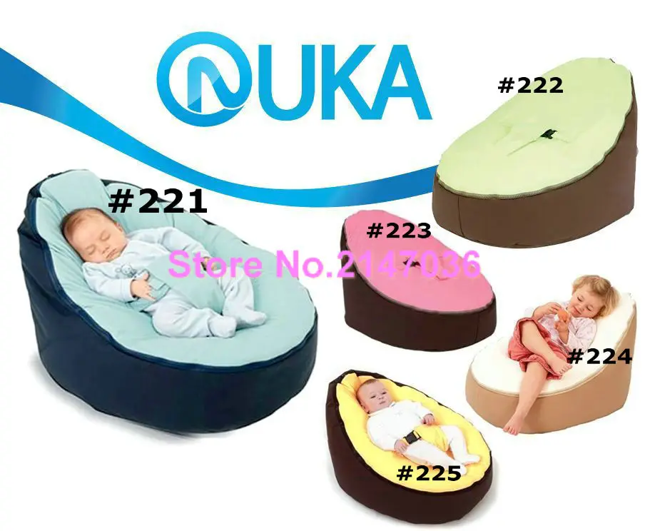 Babyboope новорожденного мешок фасоли боди с принтом Snuggle Кровать Портативный