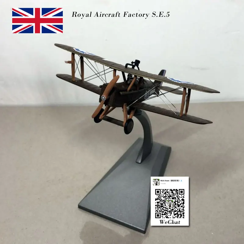WLTK 1/72 масштаб военная модель игрушки WW I SE 5a истребитель литой металлический самолет модель игрушки для сбора, подарок, дети