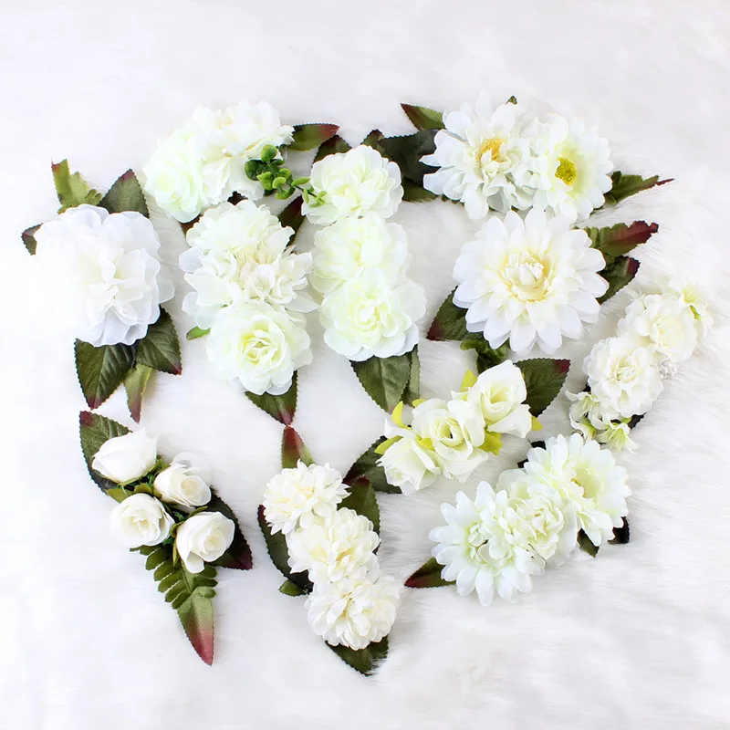 Babyshower для мальчиков и девочек искусственные цветы реквизит фотосессии декор
