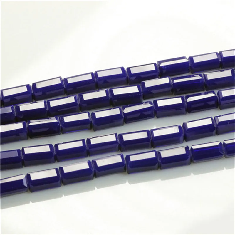 Модные стеклянные бусины 3*6 мм для DIY(80 шт./лот) ювелирные изделия люстры и шторы