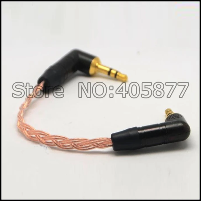 5N OCC медный стерео 3 5 мм штекер AUX аудио наушники AMP Кабель 15 см|3.5mm male|male auxocc copper |