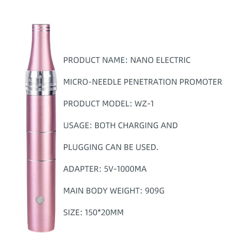 Электрический Дерма ручка Профессиональный беспроводной Уход за кожей набор