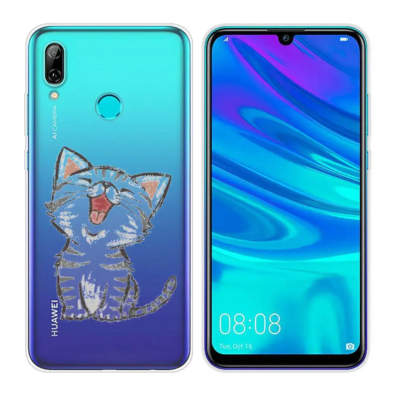 35 Силиконовые чехлы Arvin для huawei P Smart, мягкий прозрачный ТПУ чехол для телефона P Smart, 6,21 дюймов, чехол с рисунком, сумка - Цвет: 35