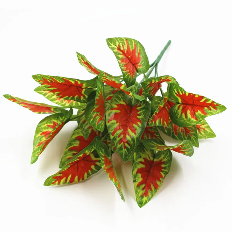 Artificial Plants Green Grass Plastic Plant Wall Garden Home Decoration Simulation Flowers Fake Leaves | Дом и сад