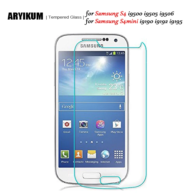 9H 2.5D Закаленное стекло для samsung Galaxy S4 Mini Duos i9500 i9505 i9506 i9190 i9192 i9195 Защитная пленка