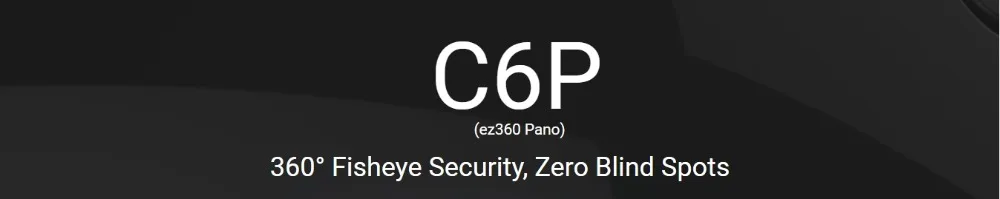 HIKVISION EZVIZ C6P 3MP 360 ° рыбий глаз безопасности ноль слепых зон ez360 Pano двухстороннее аудио 2,4 ГГц и 5 ГГц Wi-Fi металлический корпус