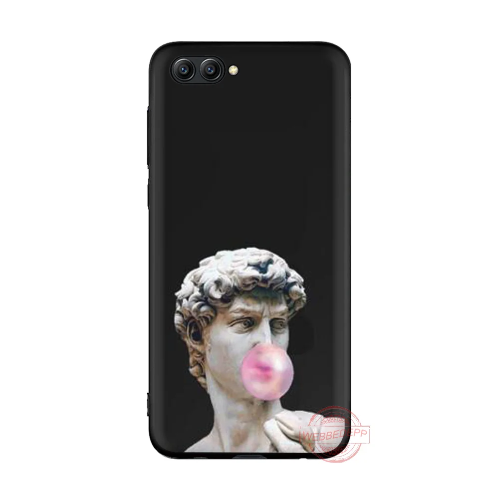 WEBBEDEPP Mona Lisa Art David lines ТПУ чехол для телефона Honor 6A 7A 2 ГБ/3 ГБ Pro 7C 7X 8X 8C 9 10 Note10 8 Lite |