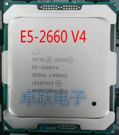 Оригинальный процессор Intel Xeon E5 2660V4 2 ггц 14 ядер 35 мб SmartCache 2660 V4 105 вт с бесплатной