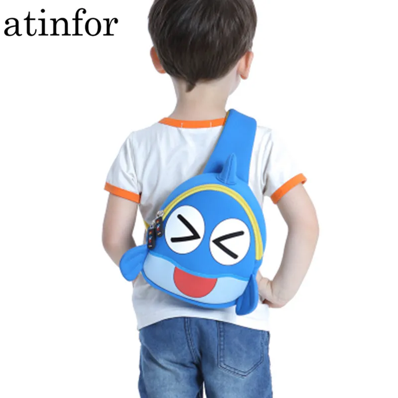 Милая Водонепроницаемая Неопреновая Детская сумка мессенджер с рисунком