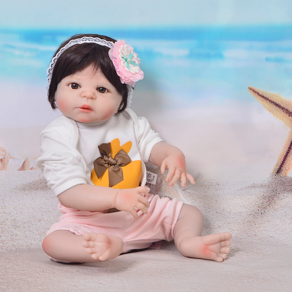 Реалистичные силиконовые куклы Reborn KEIUMI 23 дюйма для девочек младенцев 57 см|Куклы| |