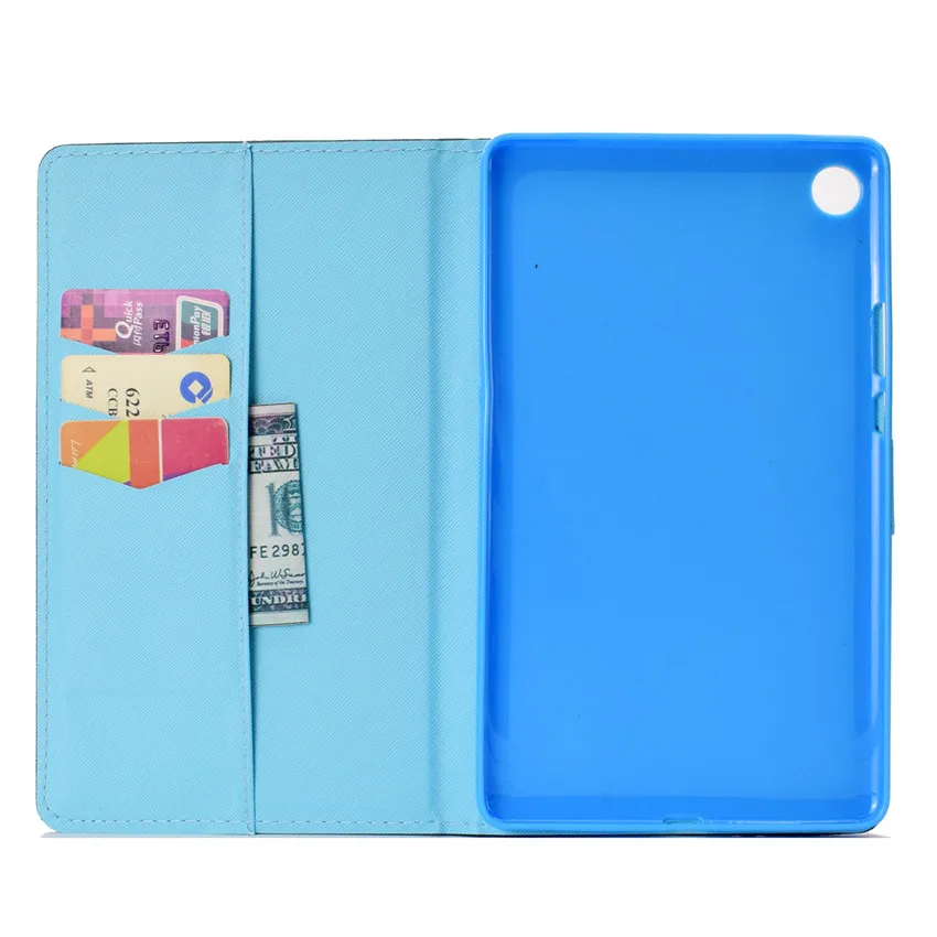 Модный окрашенный флип чехол из искусственной кожи для Huawei MediaPad M5 8 4 BTV W09 DL09 дюйма
