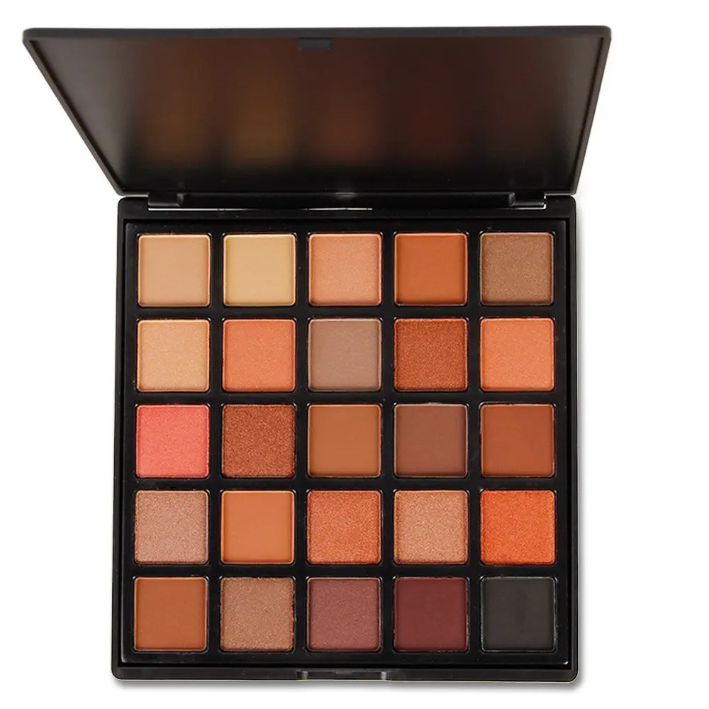 25 color Палетка теней 25 Цвета матовый Shimmer Тени для век Палитры Макияж высоко пигментированные Теплый Нейтральный косметической тени для век тени для глаз матовые тени мерцать Тени для век косметика для макияжа - Цвет: 25 color