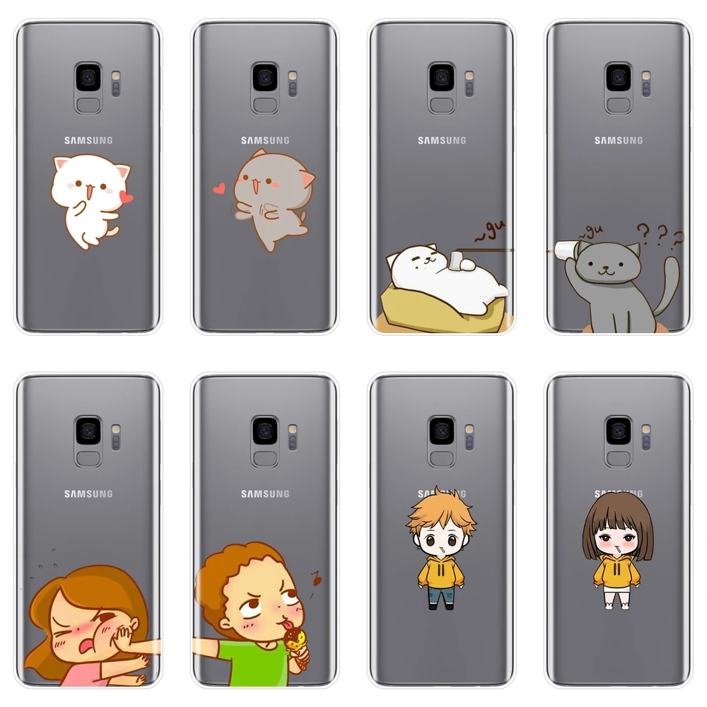 Чехол-накладка для Samsung Galaxy Note 4 5 8 9 мягкий силиконовый чехол S5 S6 S7 Edge S8 S9 Plus |