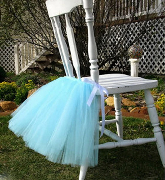 Однотонная новая фатиновая юбка для свадебной вечеринки столовая посуда чехол