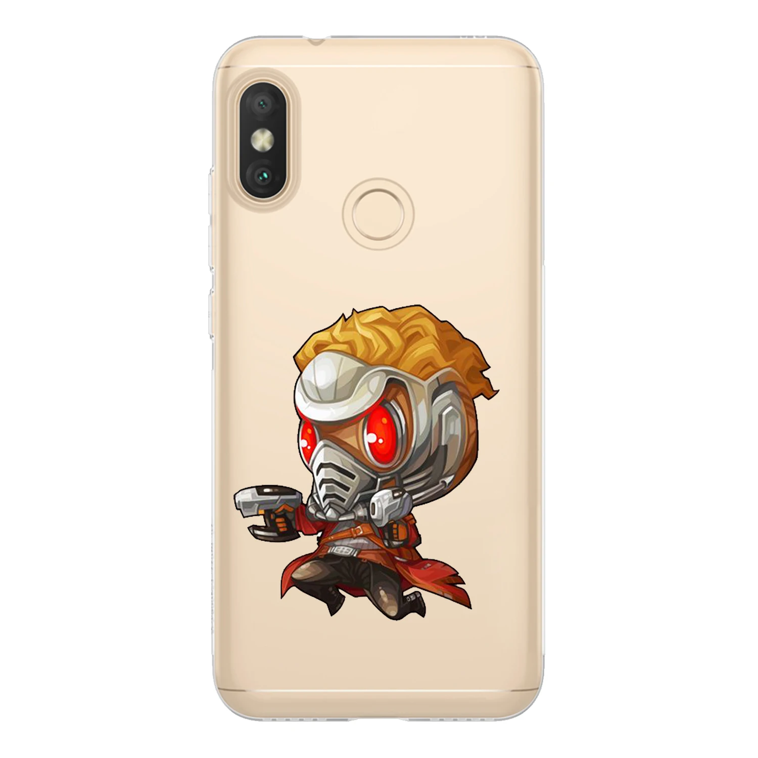 Чехол для Xiaomi Mi A2 Lite мягкий силиконовый чехол из ТПУ с изображением Железного