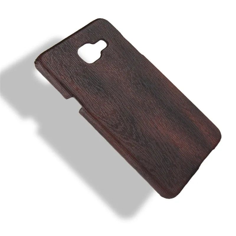 For Samsung Galaxy A3 A5 A7 2016 Wood Grain Pattern Leather Case 2017 C9 C7 Pro Slim Protective Hard Back Cover |