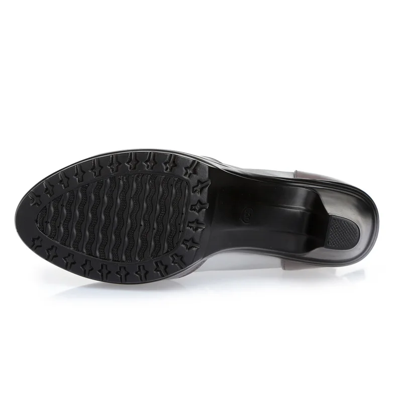 

ZXRYXGS Brand Sandals Summer Boots Women High Heel Sandals 2019 Newest Mesh Cowhide Leather Shoes Fashion Sandals Women Sandals