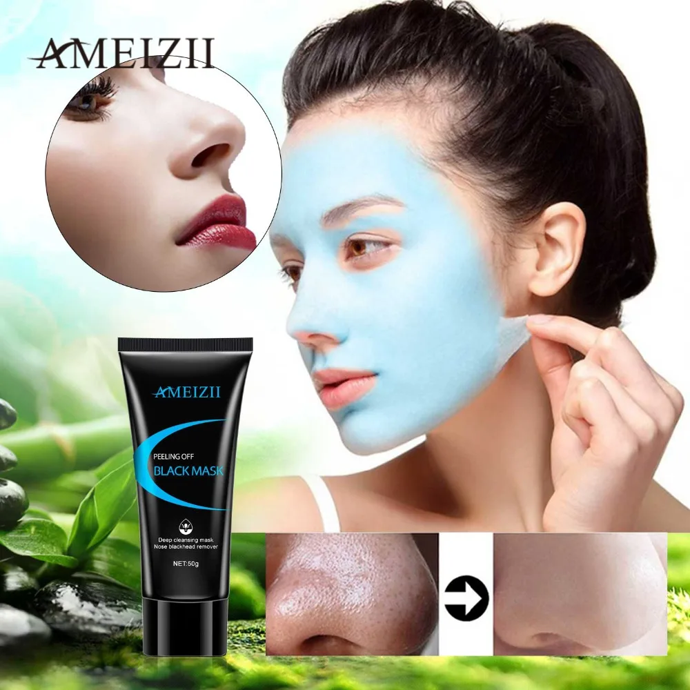 Ameizii черная маска отшелушивающая нос для удаления черных точек уход за кожей лица