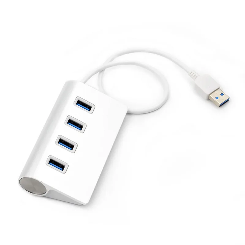 BinFul светодиодный высококачественный алюминий компьютер HUD 4 порта алюминиевый usb