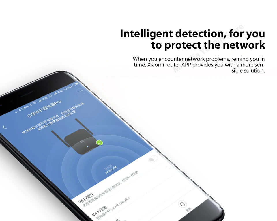 Xiao mi 300M WiFi роутер усилитель Pro сетевой расширитель ретранслятор усилитель мощности Roteador 2 Антенна для mi роутер Wi-Fi