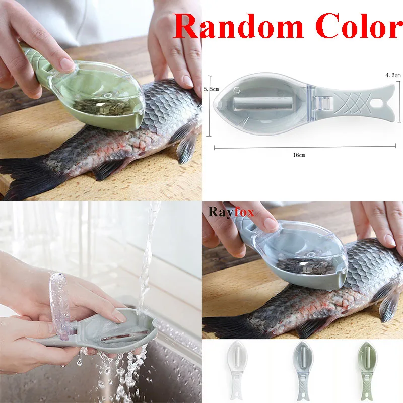 Random Color 1PC Кухонные гаджеты, аксессуары из нержавеющей стали, Овощечистка для креветок, удобное устройство для очистки креветок, инструменты для приготовления пищи, товары для кухни - Цвет: Random Color 1PC