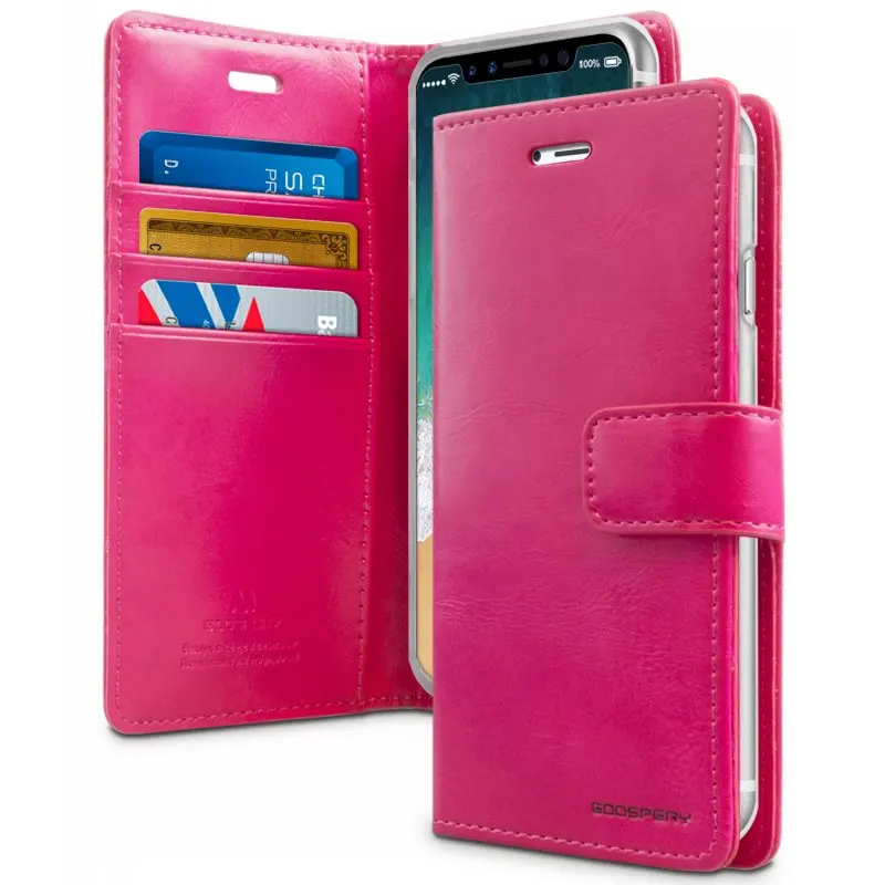 Mercury Goospery Blue Moon Diary кожаный магнитный Флип Бумажник чехол для iPhone XS XR Xs MAX