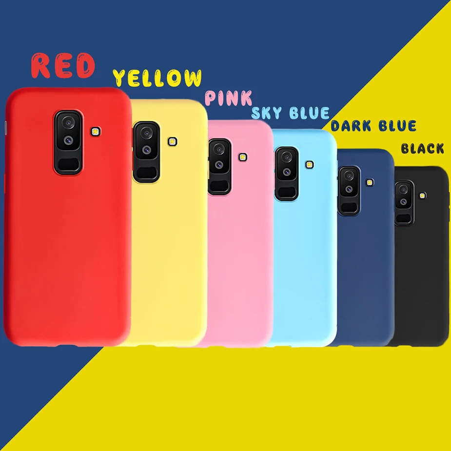 Чехол с полным покрытием для Samsung Galaxy A6 2018 A600 SM-A600F мягкий ТПУ чехол телефона Plus A605
