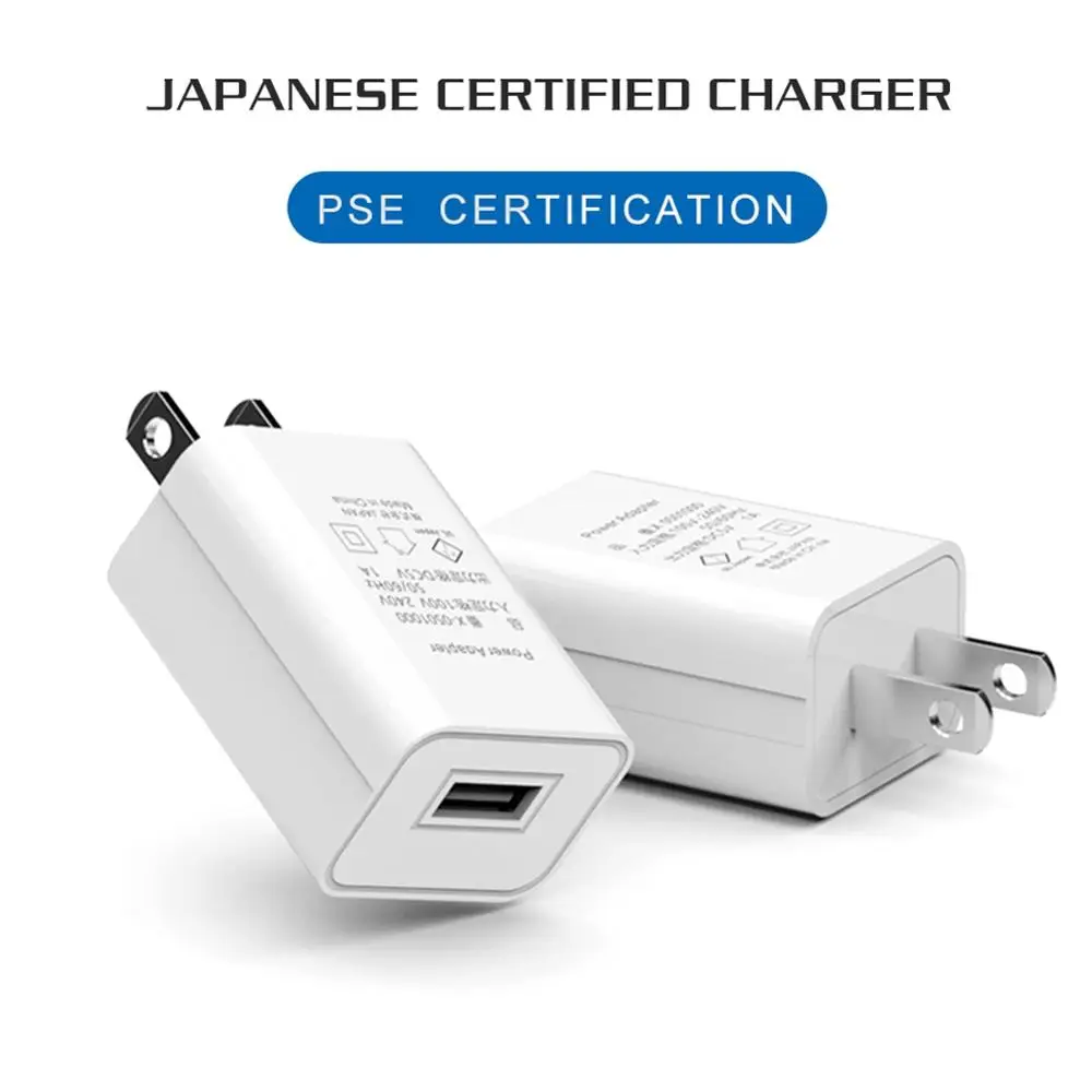 5В 1а USB настенное зарядное устройство один порт вилка для дома дорожный блок