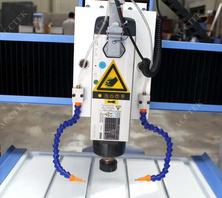 Cnc маршрутизатор для дерева водяного охлаждения шпинделя 3d комплект маленькая