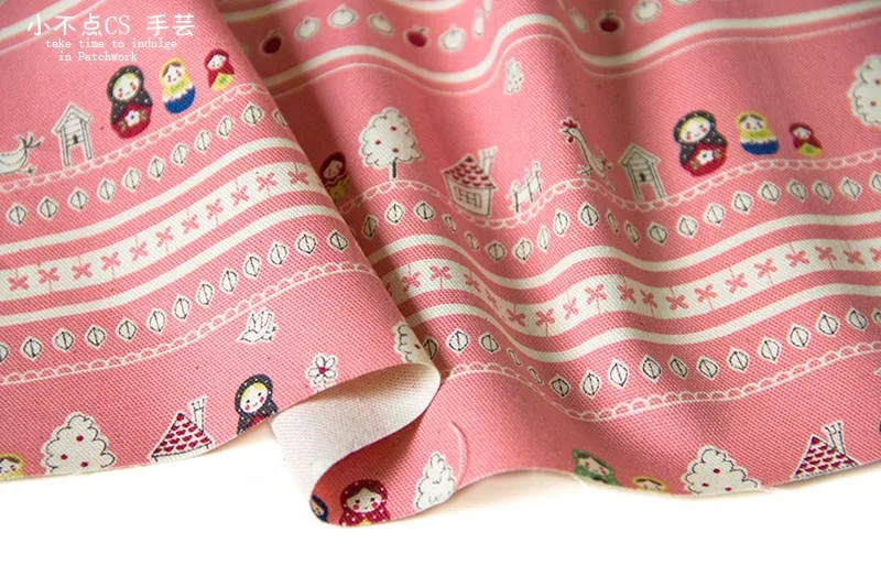 Half-Meter Japanese Kokka Oxford Cotton Fabric Patchwork Quilting Textile For Sewing Doll A | Дом и сад