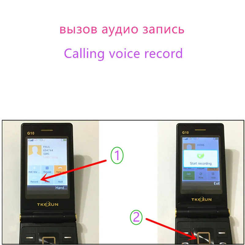 Подарок 3," мобильный телефон с двойным экраном, быстрый набор, один ключ, SOS Вызов, FM, сенсорный мобильный телефон, русская клавиатура, кнопка TKEXUN G10