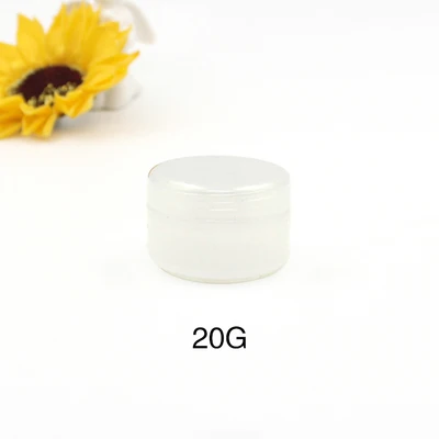 20g clear 30/50 шт бутылки для многоразового использования пластиковая Пустая палитра банка для пищевых продуктов путешествия крем для лица/лосьон/косметический контейнер 10 г 20 г 30 г 50 г - Цвет: 20g clear
