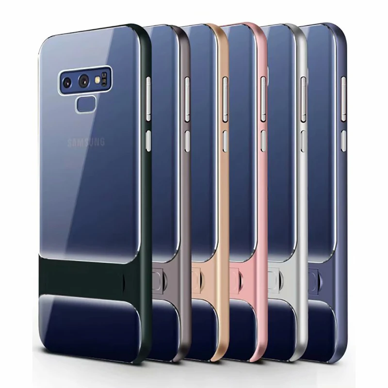 Жесткий PC + мягкая TPU чехол для samsung Galaxy Note9 Дело держатель матовая крышка
