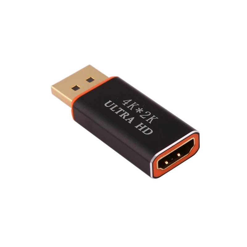 Новый адаптер DP к HDMI 4K Ultra HD 3D позолоченный DisplayPort конвертер мужские и женские