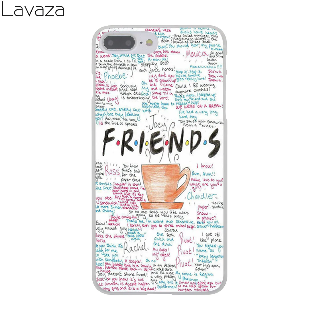 Lavaza Friends Забавный постер ТВ шоу 8Plus жесткий чехол для телефона iPhone XR X 11 Pro XS Max 8 7 6 6S 5